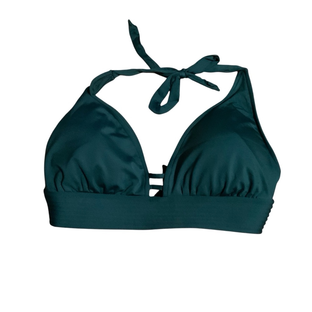 Kona Sol Green Halter Bikini Classic Swimwear‎